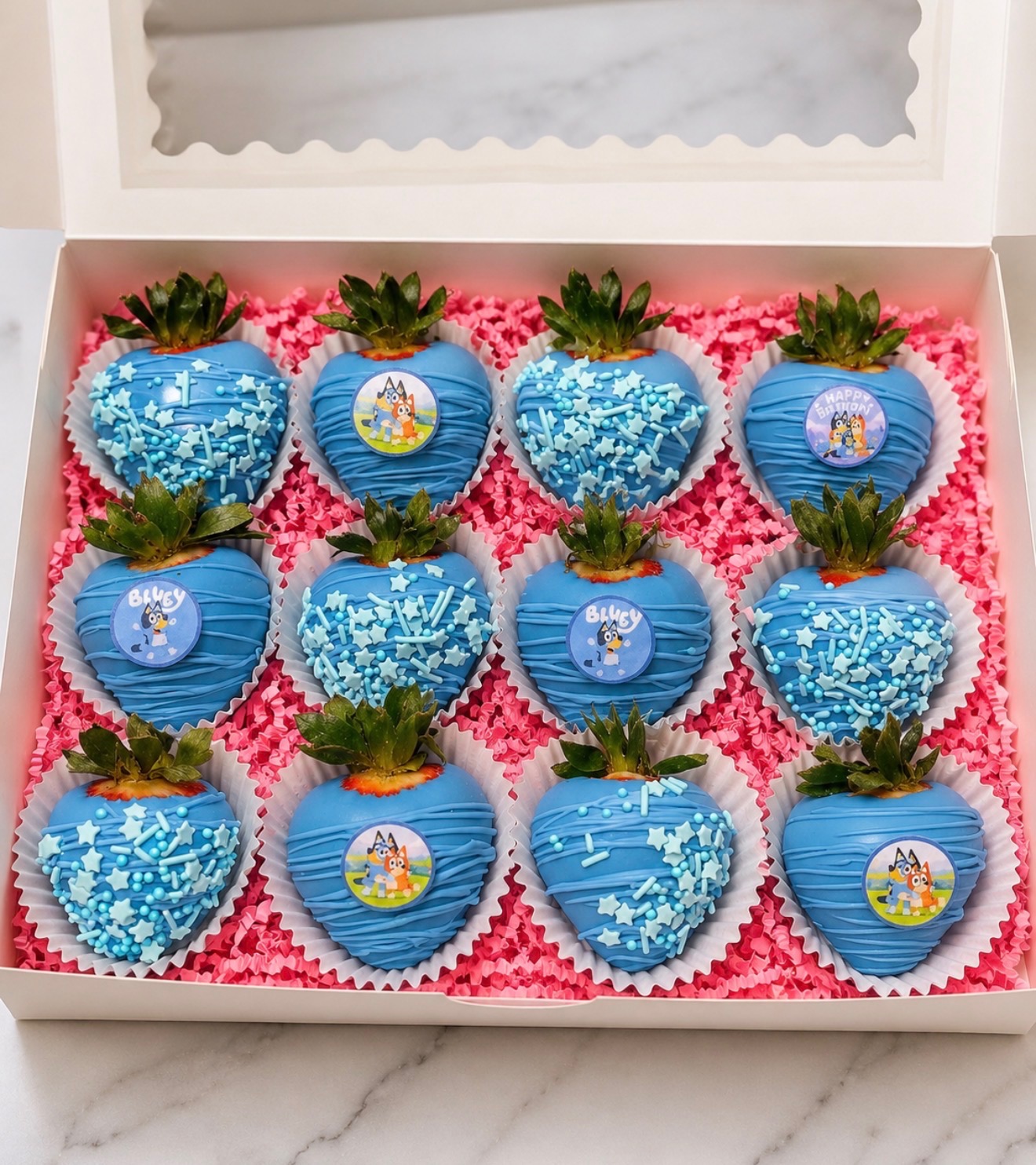 Chocolate‑covered strawberries